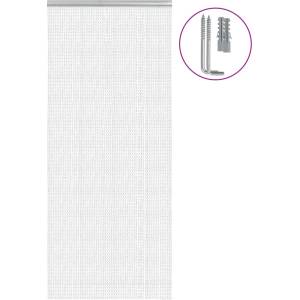 vidaXL Мрежа за врата с верижки, 90x220 см, алуминий (4010013)