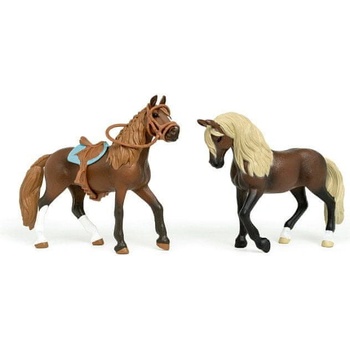 Playset De Monta Americana Horse Club De Schleich | Juguete Coleccionable Con Figura De Hannah | Para Amantes De Los Caballos
