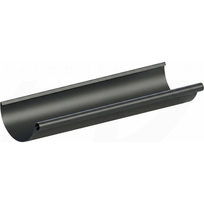 Krop Žľab strešný polkruhový oceľový 280 mm systém 130 3 m RAL 7016 antracit