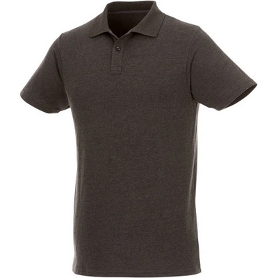 Helios short sleeve men's polo Heather Charcoal