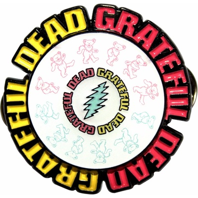 Grateful Dead odznak spinning emblem