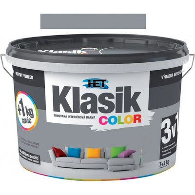 HET Klasik COLOR 7+1 kg šedý betonový