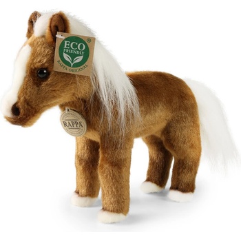 Rappa Плюшен Кафяв кон с бяла грива, 23 см. , стоящ (242906)