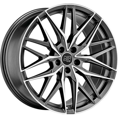 MSW 50 10,5x22 5x112 ET18 matt gunmetal polished
