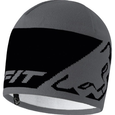 Dynafit LEOPARD logo Beanie šedá