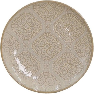 DOMOLETTI Dezertní talíř Béžová arabská 19 cm hnědá