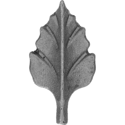List 80 x 40 x 4 mm, obojstranný vzor, odliatok