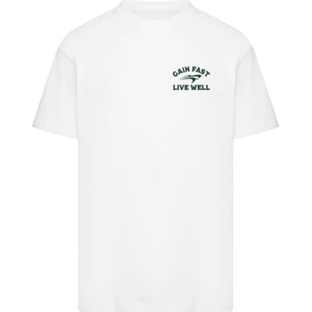 Mister Tee Тениска Heavy Burger Heavy Oversize Tee white XXLUB-MT3982-00220 - Тъмносив, размер XS