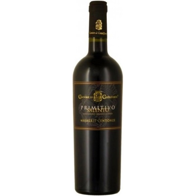 Cantore Di Castelforte Primitivo Salento Masserie Centoze 13,5% 0,75 l (čistá fľaša)