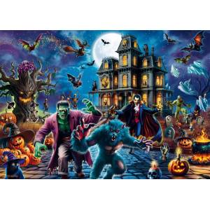 Schmidt Spiele - Puzzle Halloween night - 1 000 piese