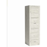 Bogdan Furniture Europe Гардероб Indianapolis I-2, бял крафт - bogdanmebel