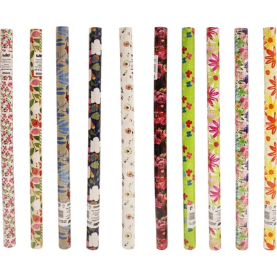 Baliaci papier 0,7x2 m Kvety