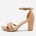 Wheres That From Дамски сандали Wheres That From Where¿s Glitter Perla Mid Block Heel Sandals Ladies - Rose Gold