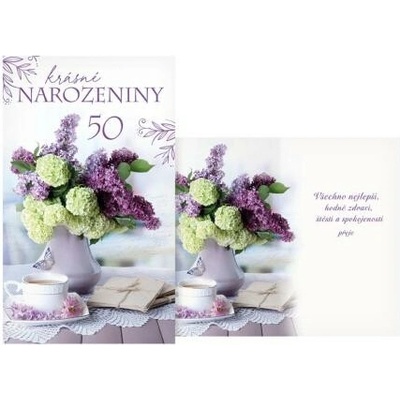 MFP přání k narozeninám 50 M11-609 T PRANI_T_2497