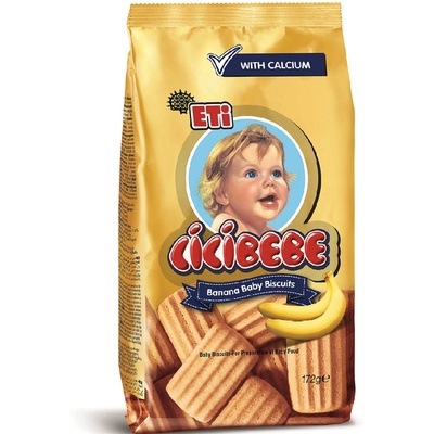 ETI Бисквити eti Чичи Бебе с банан - 172 г