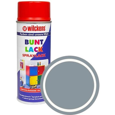 Wilckens syntetická farba vysoký lesk 400 ml sivá