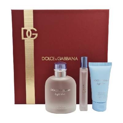 Light Blue Pour Homme Gift Set EdT 125 ml + EdT 10 ml + shower gel 50 ml