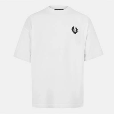 BELSTAFF Тениска BELSTAFF Men's Drop-Shoulder Oversized T-Shirt - White