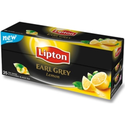 Lipton čaj earl grey citrón 25 x 2 g