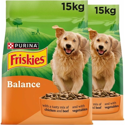 Friskies Balance kura hovädzie zelenina 2 x 15 kg