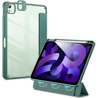 ESR Rebound Hybrid Case Pro - полиуретанов калъф с отделящ се кейс за Apple iPad Air 5 (2022), iPad Air 4 (2020), iPad Pro 11 (2021), iPad Pro 11 (2020), iPad Pro 11 (2018) (зелен-прозрачен)