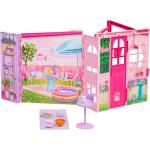 Mattel Къща за кукли Barbie - Weekend Escape House, с 10 аксесоара и коте (JMD27)