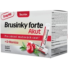 Salutem Pharma Brusinky Forte Akut 1500 mg + D-Manosa 10 ampulí