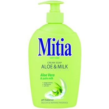 Mitia Aloe & Milk tekuté mydlo náhradní náplň 1 l