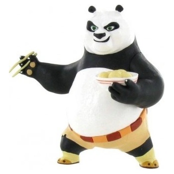 Comansi Kung Fu Panda Po panda s miskou s jedlom rozprávková