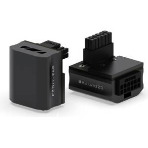 EZDIY EZDIY-FAB 12VHPWR 600W Power Adapter 90° Black RVS (EZDPI189-30)