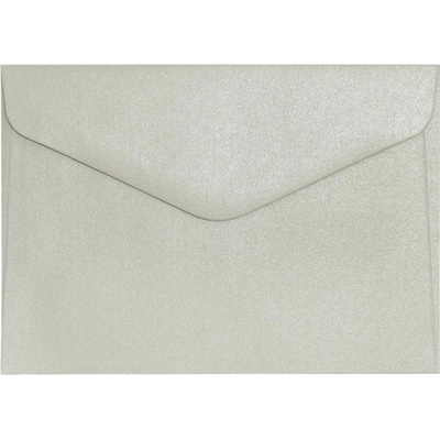 Galeria Papieru Ozdobné obálky Pearl - C6, 150 g/m2, stříbrné, 10 ks