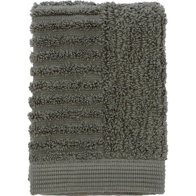 Zone Classic Kaki froté bavlnený uterák 30 x 30 cm