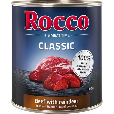 Rocco Classic hovädzie so sobím mäsom 6 x 800 g