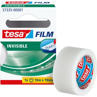 Tesa Kancelářská páska INVISIBLE, neviditelná, v krabičce, 10 m x 19 mm