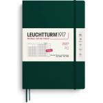 Leuchtturm1917 monthly planner with notebook 2027 Composition (B5) - English, Forest Green, softcover, 16 months, 132 note pages dotted with table of contents - 400340 (400340)