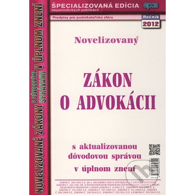 Novelizovaný zákon o advokácii