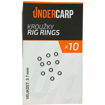 UnderCarp krúžky 10 ks Rig Rings Veľkosť 3,7mm