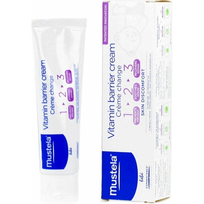 Mustela Bébé Vitamin Barrier Cream Telový krém 50 ml