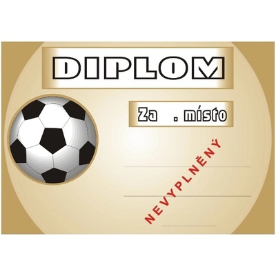 VIZINGR Fotbal diplom A4 č.21