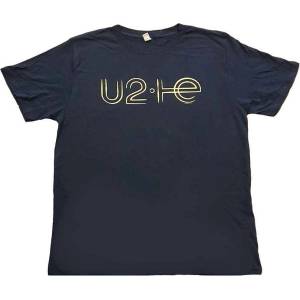 U2 I+E 2015 Tour Dates (Back Print & Ex-Tour) Navy Blue M Риза (U2TOURTS33MN02)