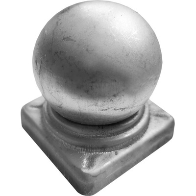 neuvedená Krytka na stĺpik s guľou 50x50, h60, D50mm,t0,70mm