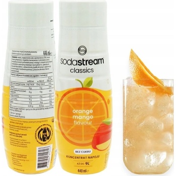 SodaStream Zero Pomeranč Mango 440 ml