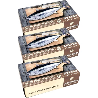 Aveiro Tuňák ve vlastní šťávě 3 x 120 g
