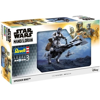 Revell Скоростен ездач The Mandalorian - сглобяем модел, 102 части