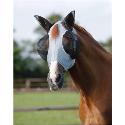 Premier Equine Elastická maska na uši modrá šedá – Hledejceny.cz