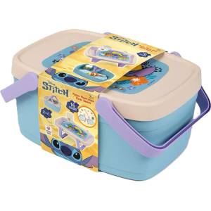 Smoby Игрален комплект 2 в 1 Smoby - Кошница за пикник Stitch, с 16 аксесоара (7600312516) - ozone