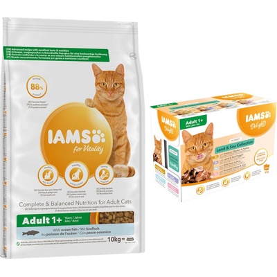 Iams Vitality Adult Sea Fish 2 x 10 kg