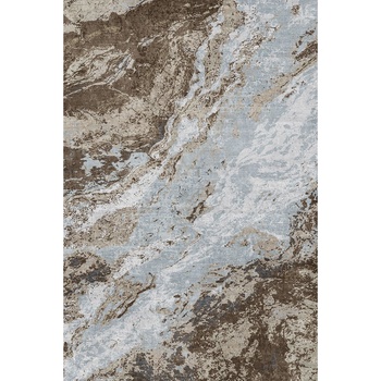 ПОСТЕЛКА ЗА БАНЯ ЕВЕРЕСТ 50x80см СИН/КАФЯВ (2361521-050х080)
