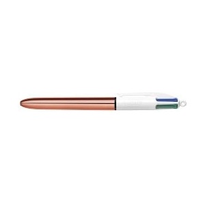 BIC Химикалка 4 цвята Pink Gold