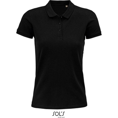 SOL'S Planet Women Dámske polo z bio bavlny čierna